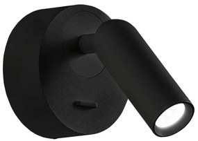 Ideal Lux - Luce Spot da parete a LED BEAN LED/3W/230V CRI 90 nero