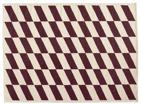 Shift Kelim Rug 170x240 Burgundy - Hay