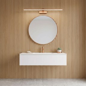 Applique da bagno LED SWE015-1W 73cm BRUSH COPPER
