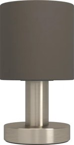 Eglo 31842 - Lampada da tavolo MONTETTO 1xE14/40W/230V marrone/cromo satinato