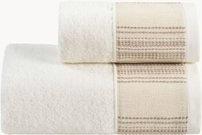 Set di 2 asciugamani in cotone Intreccio