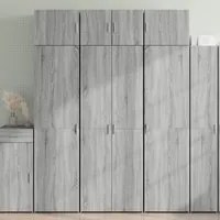 Armadietto Grigio Sonoma 70x42,5x225 cm in Truciolato 3281334