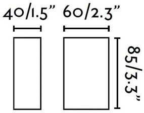 FARO 70567N - Applique a LED da esterno CANON LED/4W/230V IP44