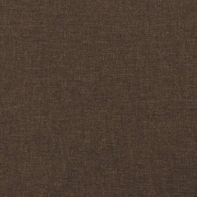 Giroletto a Molle Marrone Scuro 160x200 cm in Tessuto