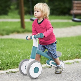 Costway Bicicletta per bambini 12-36 mesi con altezza della seduta regolabile, Balance bike pieghevole