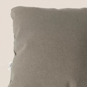Honey cuscino disponibile in diversi colori realizzato in tessuto simil cotone impermeabile T13 tortora