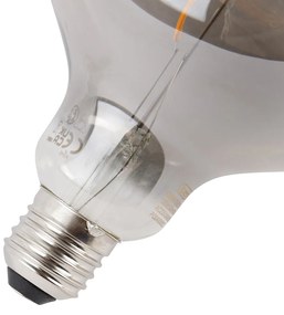 Set di 5 lampadine LED E27 dimmerabili fumé G125 4W 130 lm 1900K