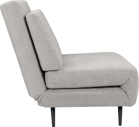 Divano letto grigio chiaro 87 cm Mallory - Støraa