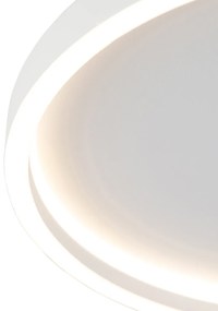 Lampada da soffitto di design bianca con LED - Daniela