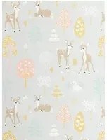 Majvillan Carta da parati Golden Woods - Soft Grey
