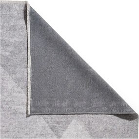 Tappeto in grigio chiaro in misto cotone lavabile 122x170 cm Whisper – Think Rugs