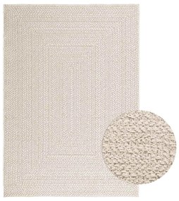 Tappeto Zızur Crema 120x170 Cm Aspetto Iuta Interni Ed Esterni /