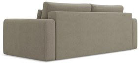 Divano marrone chiaro allungabile/con contenitore 238 cm Kapua – Makamii