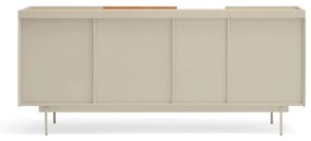 Cassettiera bassa beige/naturale in rovere 180x78 cm Otto - Teulat