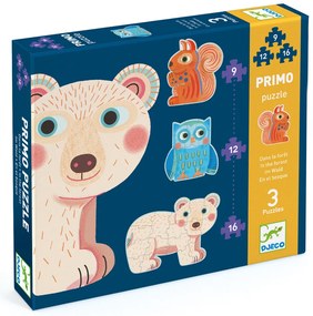 Primo puzzle - nella foresta - 9, 12, 16 pezzi