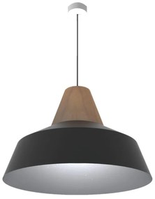 Lampadario Natura Kon nero E27 LUMICOM