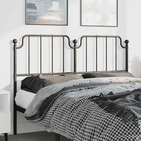 Testiera İn Metallo Nero 150 Cm /