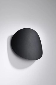 Lampada da parete nera Junker - Sollux