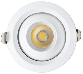 Faro LED da Incasso 12W Nero Ø75mm IP40 Orientabile con driver Philips Colore Bianco Variabile CCT