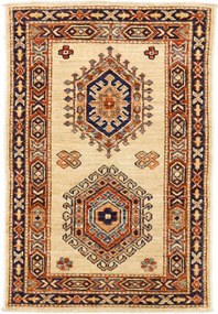 Kazak Tappeto 80x100 Beige (Pakistan) Annodato A Mano