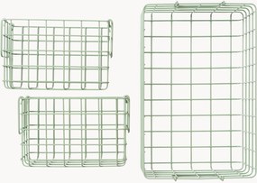 Set di 3 cestini in metallo Mustard Made