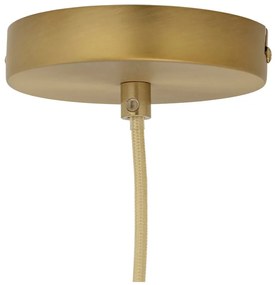 Lampadario marrone con paralume in vetro ø 30 cm Azizi – Bloomingville