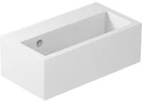 Lavabo da appoggio/sospeso serie Plus Design di Ceramica Galassia - Bianco lucido 50x27cm