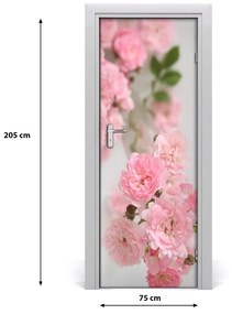 Adesivo per porta Rosa selvatica 75x205 cm