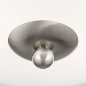 Orion DL 7-673- Plafoniera LANDHAUS 2xE27/60W/230V diametro 28 cm mm cromo/bianco