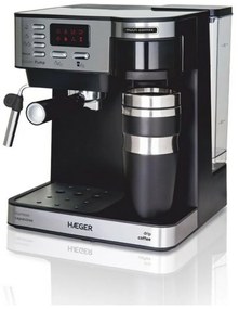 Caffettiera Express a Leva Haeger 1450W Multicolore 1,2 L