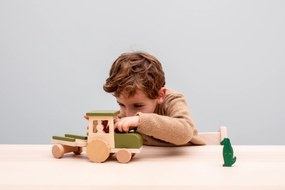 Trixie Trattore in legno con pianale