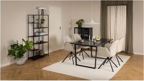 Libreria nera in metallo 80x165 cm Newcastle - Actona