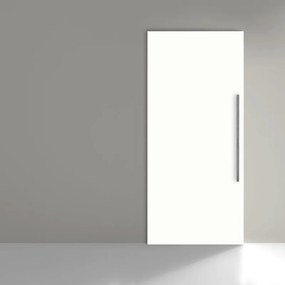 Porta scorrevole reversibile Stoccolma in legno bianco, L 99 x H 221 cm, con binario invisibile