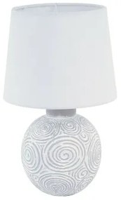 Lampada da tavolo Versa Bianco Ceramica 18 x 30 x 18 cm