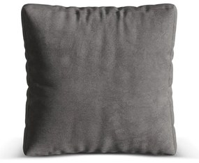 Cuscino per divano componibile grigio con rivestimento in velluto Martina – Micadoni