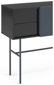 Consolle nero-antracite 35x110 cm Nube - Teulat