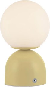 Schöner Wohnen 19218-81 - Lampada da tavolo LED dimmerabile RUDI LED/1,2W/5V gialla