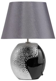 Lampada da tavolo in colore nero e argento ARGUN Beliani