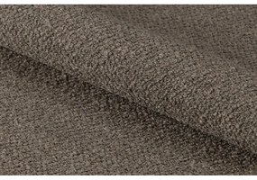 Poltrona relax grigio-marrone in tessuto bouclé London - Actona