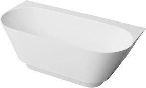 Vasca Moni bianco lucido senza troppo pieno L 78.8 x H 60.7 x P 159.9 cm