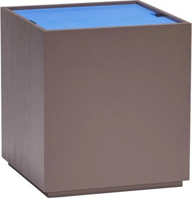 Cassapanca in frassino blu e grigio scuro 40x45 cm Vault - Hübsch