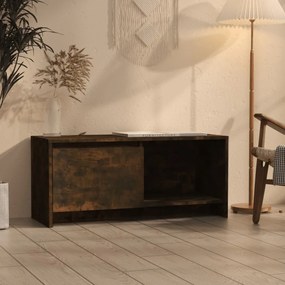 Mobile Porta Tv Rovere Fumo 90x35x40 Cm İn Truciolato /