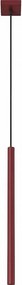 Sollux SL.2121 - Lampadario sospeso PASTELO su cavo 1xG9/8W/230V rosso