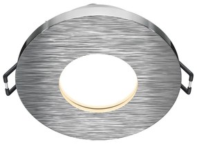 Faretto Da Incasso Moderno Stark Alluminio Tondo Argento 1 Luce