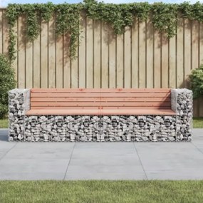 Panca Giardino Design Gabbione 244x71x65,5 cm Massello Douglas