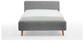 Letto singolo imbottito grigio rete non inclusa 120x200 cm Mattis – Meise Möbel