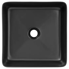 COMAD UM-6276 SLIM 40 BLACK DP - Lavabo da appoggio SLIM 37x37 cm nero opaco