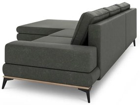 Divano letto angolare grigio scuro, angolo sinistro Planet - Windsor &amp; Co Sofas
