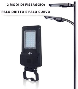 Lampione ad Energia Solare 1600 Lumen