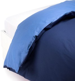 Sacco Letto Piazza e Mezza Cotone tinta unita Blu in Cotone